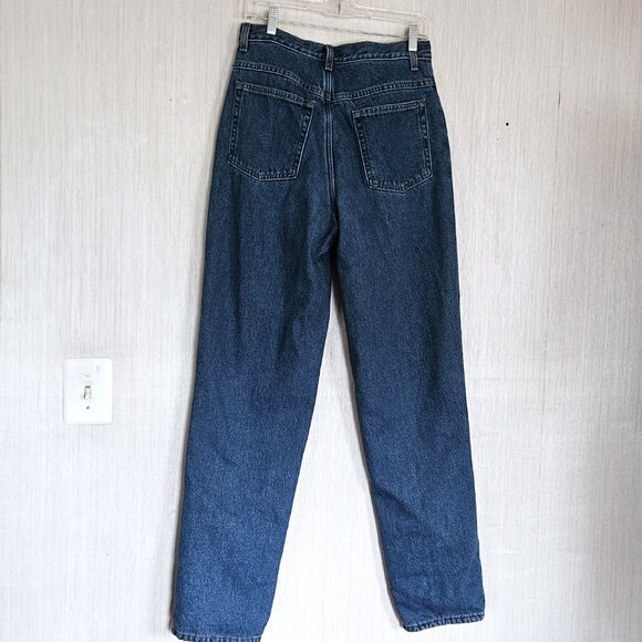 L. L. Bean Original Fit Relaxed Flannel Lined Jeans  - Blue- Sz 10 Tall - EUC - Picture 3 of 8
